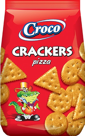 CROCO krekry s príchuťou pizze 100g