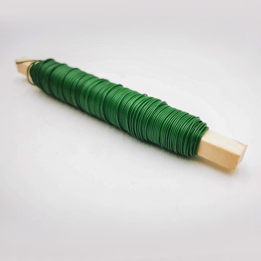 Kvetinový drôtik, drôtik na špendlíku, 0,7 ZELENÝ, 100g