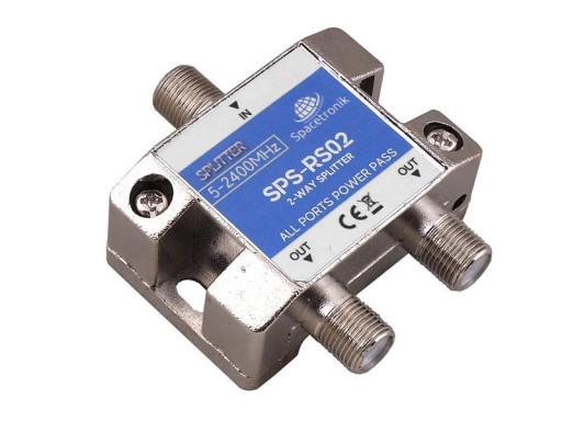 Splitter 1/2 5-2400 MHz Spacetronik SPS-RS02