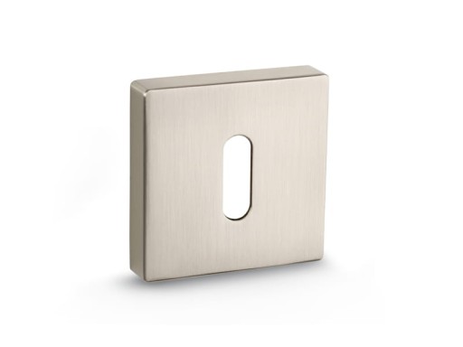 Brúsený nikel rozeta kľučky KEY K-006-13
