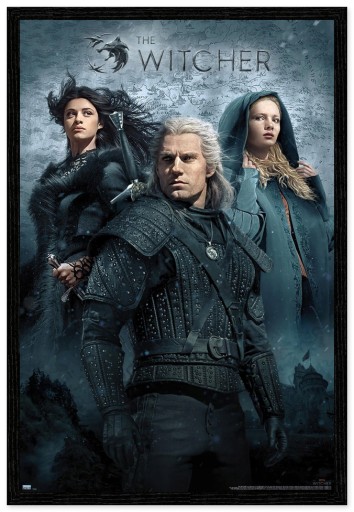 Plagát Zaklínač Ciri Geralt Yennefer 61x91,5 cm
