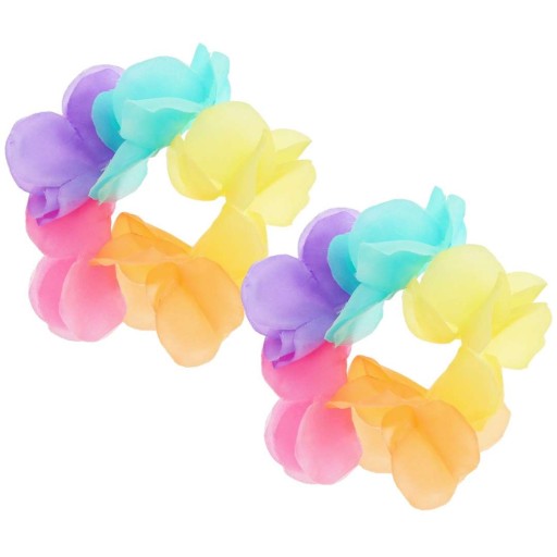 Hawaiian Bracelets Wristbands Aloha Hawaiian Party Hawaii 2 ks.
