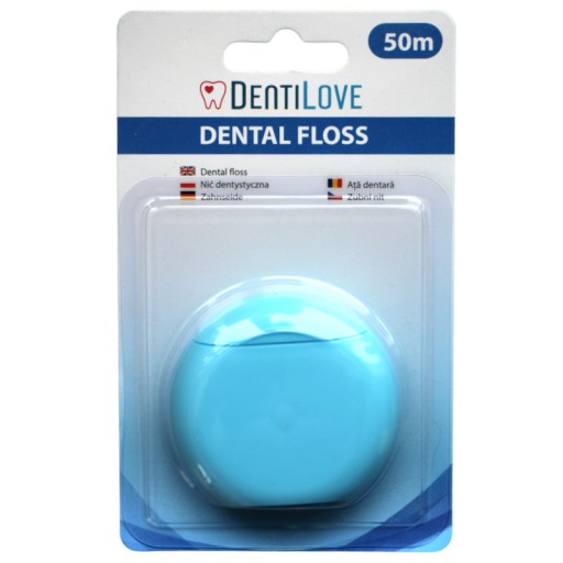 Zubná niť 50m Dentilove modrá