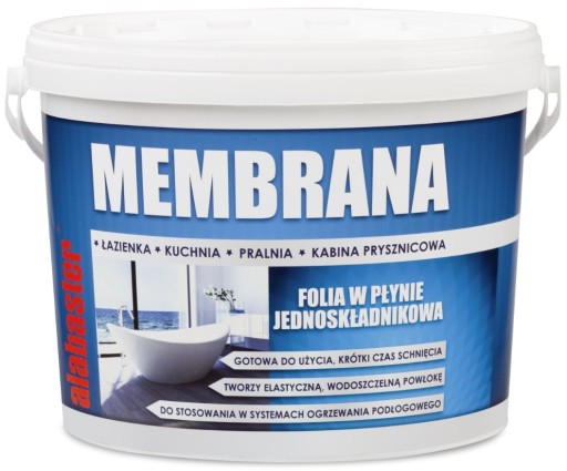 Tekutá FÓLIA 1,5 kg Kúpeľňová sprcha ALABASTER