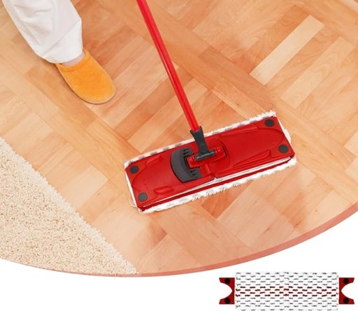 PLOCHÁ VLOŽKA MOPU UNIVERZÁLNA NÁHRADNÁ NASÁVACÍ NÁKRYT 35CM