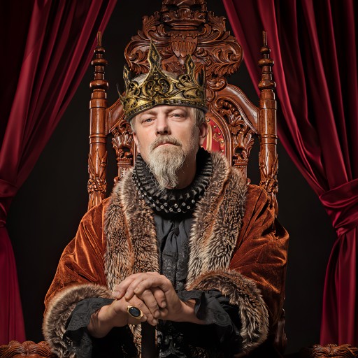 ROYAL IMPERIAL CROWN kráľovský cosplay realistický vzhľad v zlatých tónoch