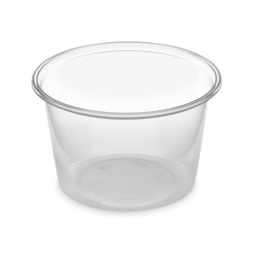 Malé nádobky na dip omáčku, jedlo + vrchnáky, 100ml, okrúhle x50