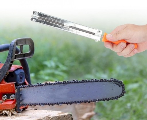 Pilník na reťaz, držiak vodidla, vodítko pre benzínovú pílu 4,8 mm