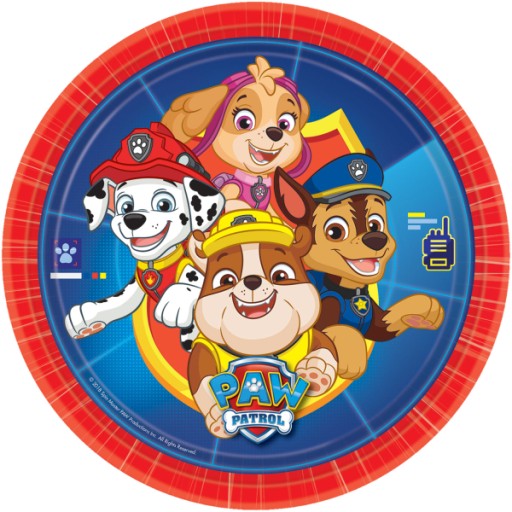 Taniere Paw Patrol, papier 18 cm / 8 ks.