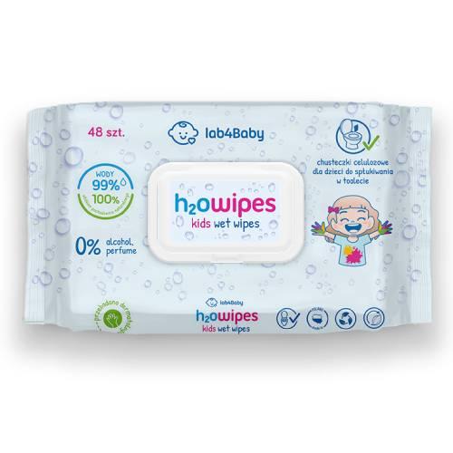 Lab4Baby H2Owipes Kids Vlhčené obrúsky pre deti, 24 kusov