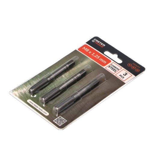 ZÁVIT M8 x 1,25 mm 3 KS ZÁVITOVÉ VIACHRANNÉ ZÁVITNÍKY