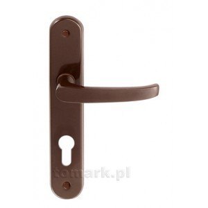 MAĽOVANÁ HNEDÁ RÚČKA 90MM S KĽÚČOM