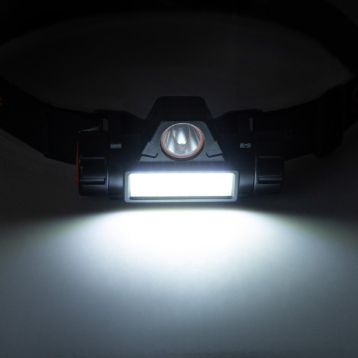 COB HLAVOVÁ LAMPA 4v1 VODODOLNÁ HLAVOVÁ LAMPA S MAGNETOM SILNÝM