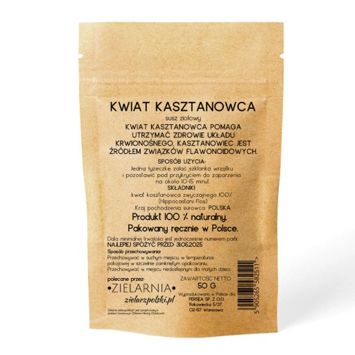Gaštan gaštanový kvet POĽSKO do obehu
