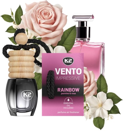 K2 VENTO Solo pôsobivý osviežovač vône do auta RAINBOW 8 ml