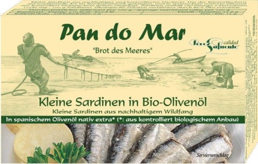 SARDINKY V BIO OLIVOVOM OLEJI 120 G PANVA NA MAR