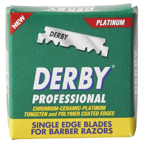 DERBY Polovice žiletiek na žiletky, 100 kusov.