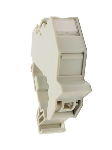 Adaptér keystone na DIN lištu IP20 puzdro pre x1 modul keystone DN-93617