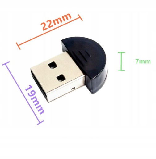 MINI ADAPTÉR PRIJÍMAČ BLUETOOTH EDR VYSIELAČ USB 2.0