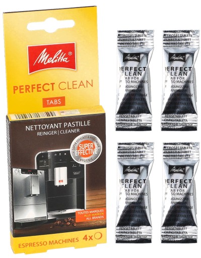 Tablety na čistenie kávovarov Melitta Perfect Clean Barista Varianza, 4 ks