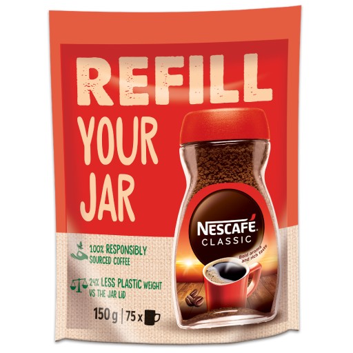 Nescafe Classic Refill instantná káva 150g