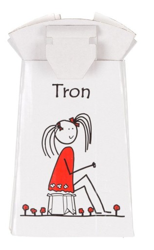 Tron: jednorazový nočník pre deti medvedíka a králika