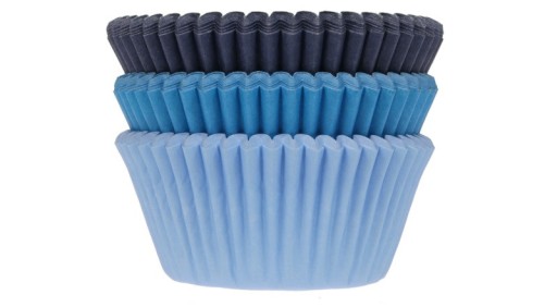 Košíčky na muffiny - House of Marie - modrý mix 75 ks.