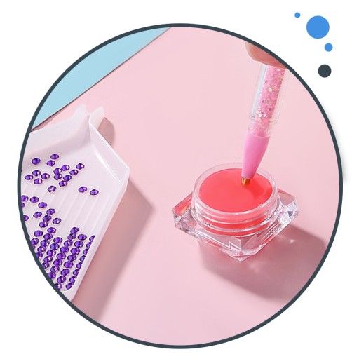 Silné lepidlo na diamantové vyšívanie, diamantová maľba na mozaiku 5d box