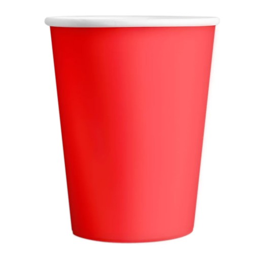 Americké RED papierové poháre 220 ml, 6 ks, na narodeninovú oslavu