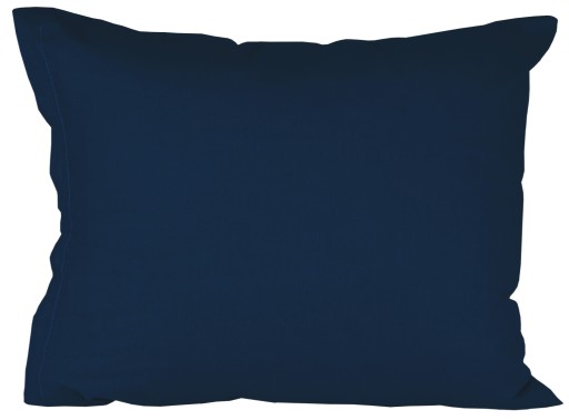 Obliečka na vankúš 40x60, MATNÁ GANAT NAVY MODRÁ