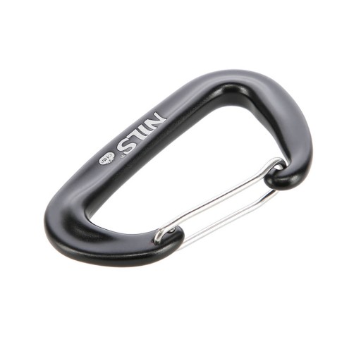 Hliníková karabína Type-D 80X48 MM Survival karabína CAMPING NILS CAMP