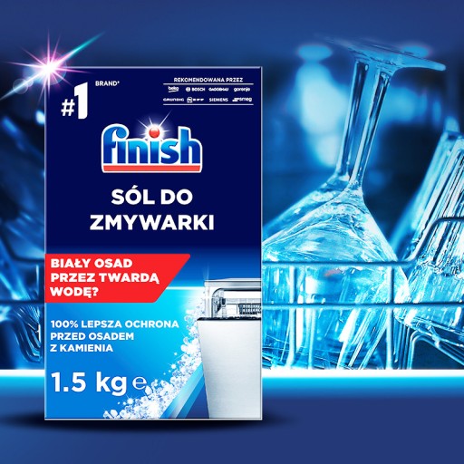FINISH Ochranná soľ do umývačky riadu pre všetky typy 1,5 kg