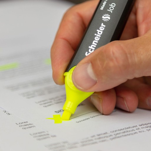 ZVÝRAZŇOVAČ TEXTU ZVÝRAZŇOVAČ 1-5 mm Schneider Job FLUORESCENT ŽLTÉ