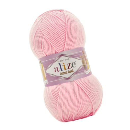 Priadza Alize Cotton Gold - 518 svetloružová