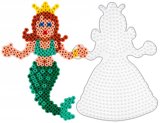 PRINCESS podložka pod korálky HAMA Pyssla
