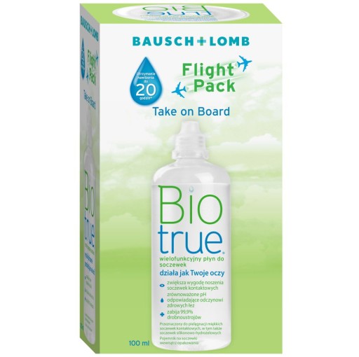 Bausch & Lomb Biotrue 100 ml prírodná tekutina na šošovky, odporúčaná pre alergikov