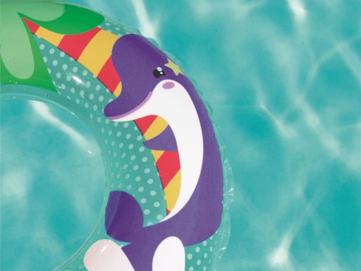 Bestway Nafukovací kruh na plávanie DELFIN 51cm