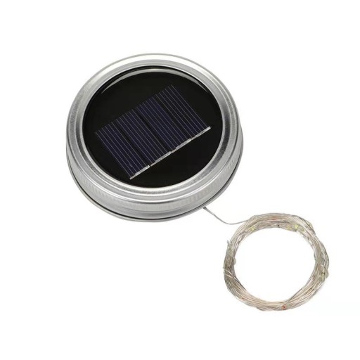 SOLAR záhradné svietidlo JAR sklenený lampáš