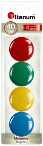 Magnety na magnetické tabule 40mm okrúhle 88593