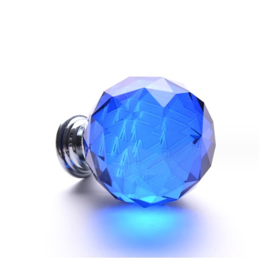KRIŠTÁĽOVÝ NÁBYTOK Úchytka 30mm BLUE CRYSTAL glamour