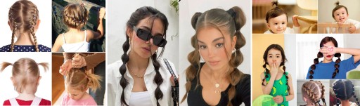 MINI BLACK silikónové gumičky do vlasov do vrkočov, 2000 ks.