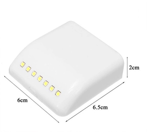 LED svietidlo do skrine, šatníková zásuvka, SENSOR, biela