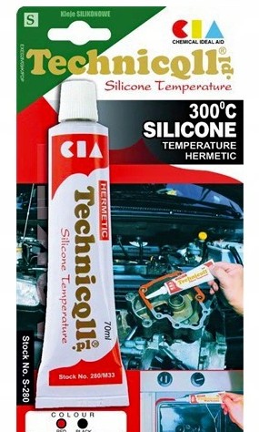 TECHNICQLL VYSOKOTEPLOTNÝ SILIKÓN ČERVENÝ