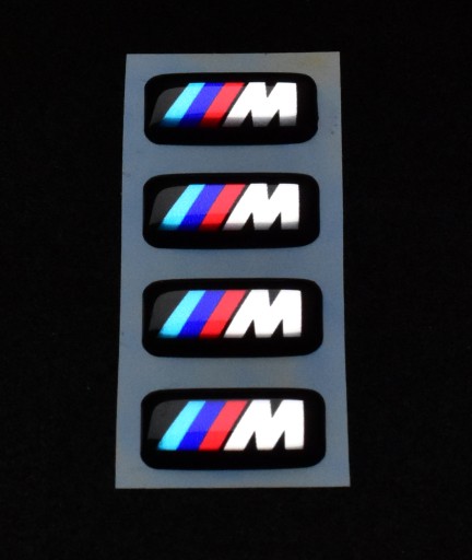 ZNAK ODZNAK BMW M POWER LOGO PACK 17x9 chróm 1 ks