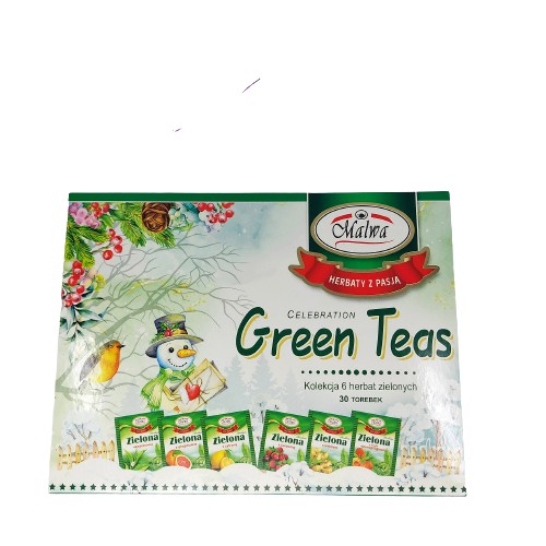 MALWA ZELENÝ ČAJ ZELENÝ MIX 60G