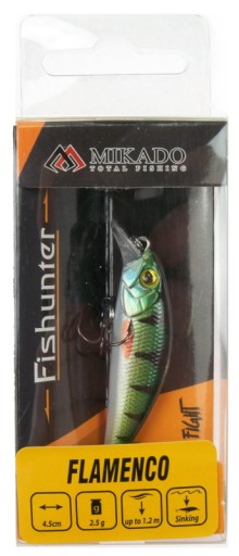 Pstruhový pstruhový wobler Mikado Flamenco 45mm Natura
