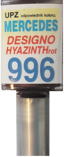 MERCEDES 996 HYAZINTHROT FARBA ŠKRABANÝ DOTYK