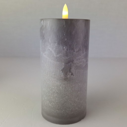 SVIEČKA NA AKUMULÁTOROV 15CM BETONOVÝ EFEKT LED SVIEČKA VLOŽKA PLAMEŇ PLAMEŇ