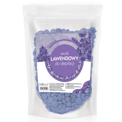 Tvrdé voskové granule bez prúžkov 100 g Levanduľa