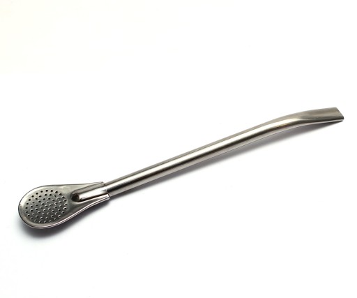 BOMBILLA Yerba Mate STRAW TUBE - nerezová oceľ 19 cm - pevná pre yerbu